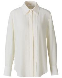 Chloé - Embroidered Crepe Shirt - Lyst