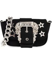 Versace Jeans Couture - Shoulder Bag With Decorative Buckle - Lyst