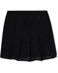 Givenchy - Monogram 72 Jacquard Pleated Mini Skirt - Lyst