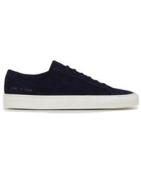 Common Projects - Original Achilles Waxed-suede Sneakers - Lyst