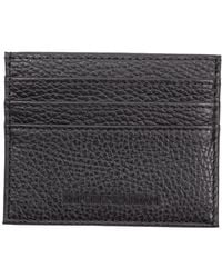 Emporio Armani - Genuine Leather Credit Card Case Holder Wallet - Lyst