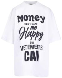 Vetements - Short-sleeve Slogan Printed T-shirt - Lyst