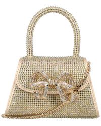 Self-Portrait - Micro Bow Embellished Tote Bag - Lyst