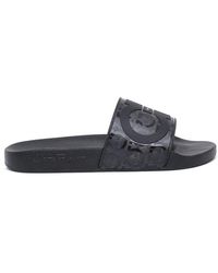 slides and flip flops Ferragamo Leather Gancini Sandal in Brown for Men Mens Shoes Sandals 
