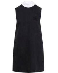Miu Miu - Chic Textured Mini Dress - Lyst