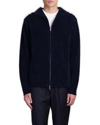 Barena - Chenille Zipped Hoodie - Lyst