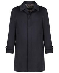 Herno - Single-breasted Long-sleeved Coat - Lyst