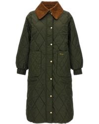 Barbour - Marsett Long Quilted Jacket - Lyst