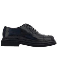 Dolce & Gabbana - Brushed Calfskin Oxfords Shoes - Lyst
