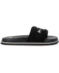 Marc Jacobs - Logo Embroidered Slides - Lyst