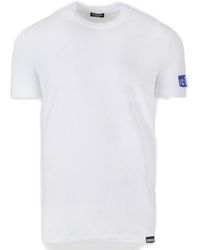 DSquared² - Logo Patch Crewneck T-shirt - Lyst