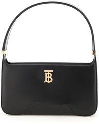 burberry flap shoulder bag