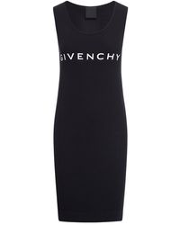Givenchy - Logo Printed Tank Dress - Lyst