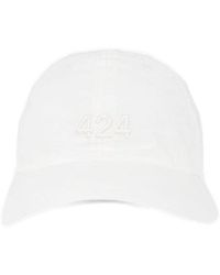 424 - Logo-embroidered Curved Peak Baseball Cap - Lyst