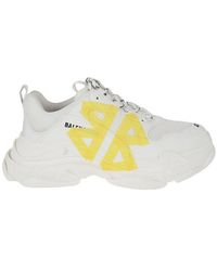Balenciaga - Triple S Tape Type Sneakers - Lyst