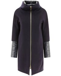 Herno - Coat With Down Inserts - Lyst