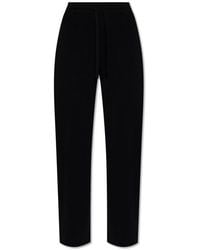 Gucci - Interlocking G Embroidered Jersey Trousers - Lyst
