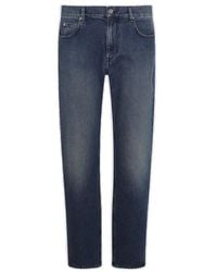 Isabel Marant - Logo-patch Straight-leg Jeans - Lyst