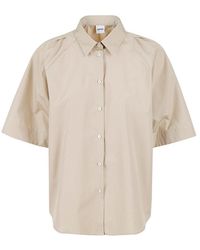 Aspesi - Buttoned Short-sleeved Shirt - Lyst