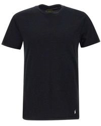 Polo Ralph Lauren - Msw Three-piece Cotton T-shirt Set - Lyst