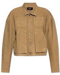 DSquared² - Button-Up Straight Hem Jacket - Lyst