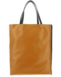 Marni Logo Printed Top Handle Tote Bag - Multicolour