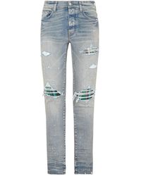 Amiri - Faded-effect Ripped Slim Fit Jeans - Lyst