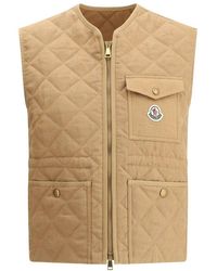 Moncler - Vigny Diamond-Quilted Padded Gilet - Lyst