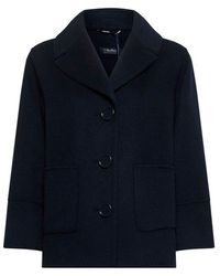 Max Mara - Drap Windsor Short Coat - Lyst