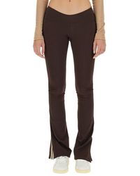 Palm Angels - Flared Leggings With Sweetheart Waist - Lyst