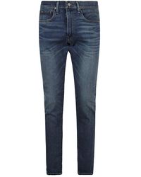 Polo Ralph Lauren - Logo Patch Straight Leg Jeans - Lyst