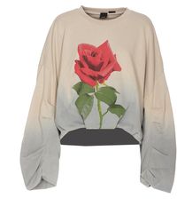 Pinko - Rose Printed Faded Sweatshirt - Lyst
