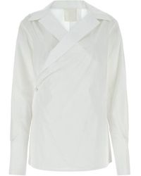 Givenchy - Wrapped Poplin Shirt - Lyst