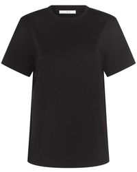 IRO - Black Cotton T-shirt - Lyst