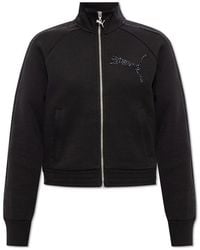 PUMA - X Swarovski Logo-embellished Zipped Jacket - Lyst