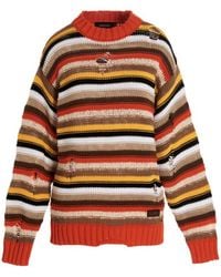 DSquared² - Striped Sweater - Lyst