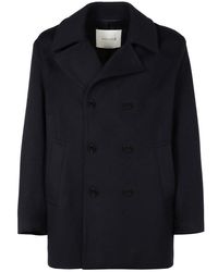 Mackintosh - Wool Blend Double-Breasted Peacoat - Lyst