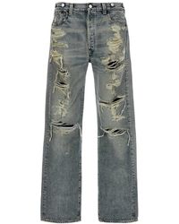 KENZO - Levi's® 501® 1933 Distressed Jeans Stone Dirty - Lyst