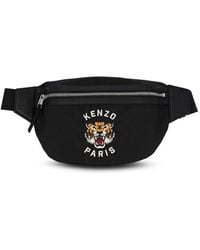 KENZO - Varsity Tiger Embroidered Belt Bag - Lyst