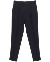Zegna - Pressed Crease Tailored Trousers - Lyst