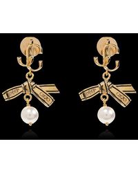 Jimmy Choo - Bow Pendant Earrings - Lyst