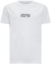 ENTERPRISE JAPAN Logo Embroidered Crewneck T-shirt - White