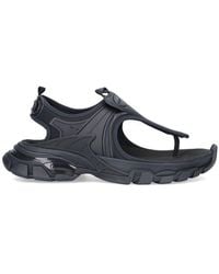 Balenciaga - Track Thong Sandals - Lyst