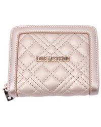 Love Moschino - Quilted Zipped Wallet - Lyst