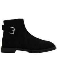 McQueen - Suede Ankle Boots - Lyst