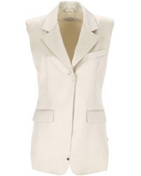 Patrizia Pepe - Sleeveless Blazer Jacket - Lyst