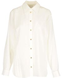 Givenchy - Ivory Silk Shirt - Lyst
