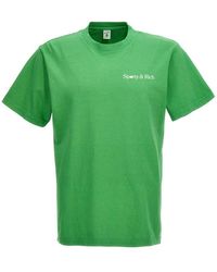 Sporty & Rich - Raquet And Health Club T-shirt - Lyst