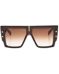 BALMAIN EYEWEAR - Square Frame Sunglasses - Lyst