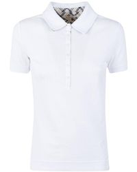 Barbour - Buttoned Short Sleeved Polo Shirt - Lyst